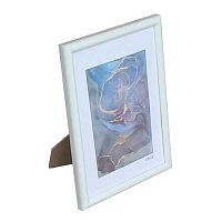 Фоторамка пластик 15*21см Радуга белый,ширина багета-12мм