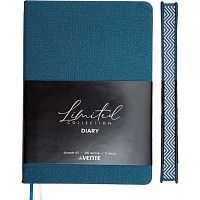 Ежедневник н/д А5 136л. deVENTE кож.зам. "Tweed" 2234654 синий,цв.срез,