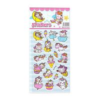 Наклейка объемн. ПГС "Единорог" 10*16см YD-138-12 Р22072-5 Кн22072-5