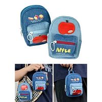 Брелок-кошелек КОКОС YEA MOKO "Apple" 261819 полиэстер,14*10*6см,асс.,
