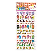 Наклейка объемн. ПГС "Мордашка" 10*20см CC-010 Р22072-7 Кн22072-7