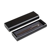 Ручка подар. шар. BV "Verona" 20-0217-17 синяя,1,0мм,повор.мех.,коричн.мет.корп.,футл.-слайдер