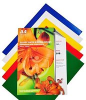 Обложка д/брош. картон глянец  А4 250г/м2 чёрные (100) 4515