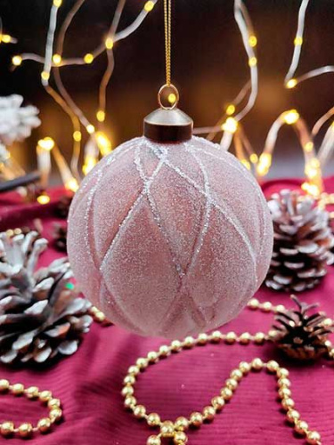 Игрушка ёлочная "Шар" MG24192 стекло,10см Игрушка ёлочная "Шар" MG24192 стекло,10см