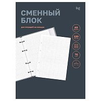 Сменный блок для тетради 120л. А5 BG 06307 клетка,термоусад.уп.