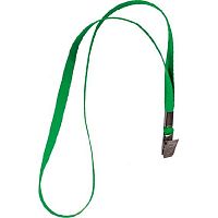 Лента текстильная д/бейджей deVENTE 40см 4010702 зелёная,с металл.клипом