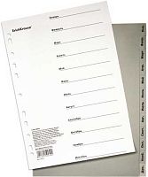 Разделитель листов пластик. А4 EK 55902 (Январь-Декабрь)
