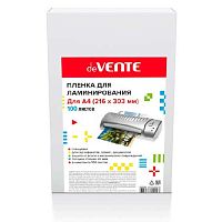 Плёнка д/ламинирования 216*303мм А4  60мкм deVENTE 100л 4122308