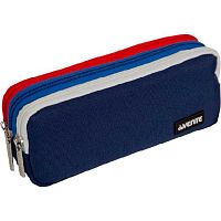 Пенал-косметичка deVENTE 210*85*55 "3 Colours" 7025398 (60предм.) т.-син.,прямоуг.,текстил., 3отд.