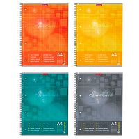 Тетрадь120л. (клетка) А4 EK спираль "Spiralblock" 58421 микроперфор.,асс.