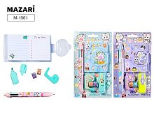 Набор подар. MAZARI "Лапки" M-1561 (блокн. 8,5*7,5см 65л.+6-ми цв.авт.шар.руч.,маркер,2скотч дек)асс
