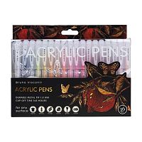 Набор акрил. ручек 36цв. BV Colors "Флора. Гранат" 20-0501/01 1мм