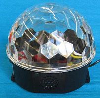 Дискошар светодиодный LED Crustal Magic Ball Light с пультом управления и картой 5142746