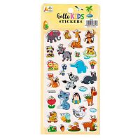 Наклейка декор. 10*22 "Зверюшки" Р22072-2 Ткн1001-6