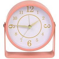 Будильник "Gloria" 646-482 розовый,11*4см
