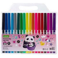Фломастеры 18цв. ХАТ "Плюшевые панды" 088350 ECO,блист.,е/подвес