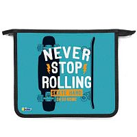 Папка д/тетрадей А5 ОНИКС ПТ-73 "Never Stop Rolling" (68238) на молн.