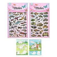 Наклейка декор. 14*24 "Оружие,танки" YLD-035,039 (Р428-23) Ткн693 Ткн717