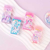 Ластик Inmorning "Rainbow Pony" LA MK-8705 PVC,6,5*3*1см,карт.держ.,цв.асс.