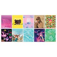 Тетрадь 48л. (клетка) BG "Mix-10 Девочки" 59401 эконом,асс.