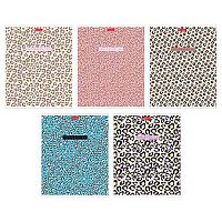 Тетрадь 48л. (клетка) ХАТ пластик.обл. "LEO-принт" асс.