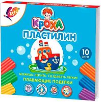 Пластилин 10цв.,120гр. ЛУЧ "Плавающий" 29С 1768-08