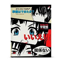 Тетрадь на кольцах  80л. (клетка) АЛЬТ "Manga anime" 7-80-081/03 глянц.лам.