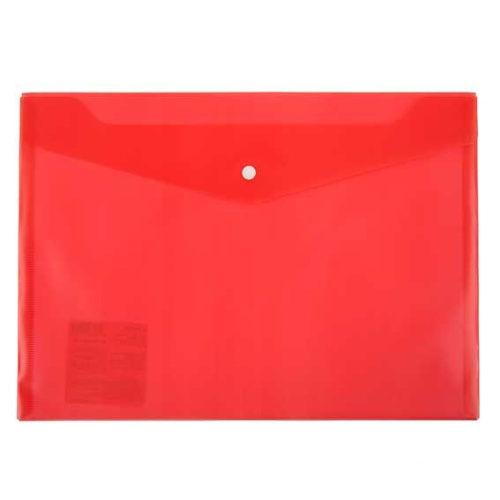 Папка-конверт на кнопке А4 Expert Complete "Classic" ЕС2111104 красная,песок,120мкм