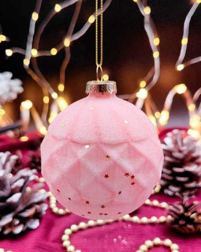 Игрушка ёлочная "Шар" MG24099 стекло, 8см Игрушка ёлочная "Шар" MG24099 стекло, 8см