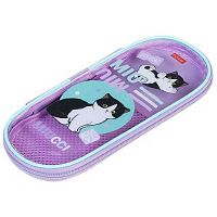 Пенал-косметичка ХАТ 220*90*25 "Мяуччи" NPk_77318 на молн.,с карм.