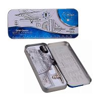 Набор чертёжный DELI (8предм.) EG30505 (1049048) метал.уп.