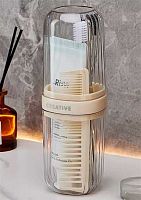 Контейнер д/зубных щёток АЛЕФ "Classic" 6825-01 белый