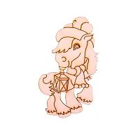 Заготовка-подвеска Mr. Carving "Символ года 2026.Лошадка" 5*9 ВД-1262 (02) фанера 0,3см