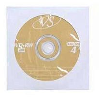 Диск DVD+RW VS 4.7 Gb 4х (конверт)