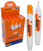 Коррект. ручка  7мл INTELLIGENT DL-520 быстросохн.,метал.нак.