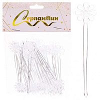 Пика д/канапе "Цветочки" прозр. 117-158 (30шт)