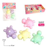 Антистресс-мялка "Черепашки" 3*4см 4в1 Р2568-10 Ки760