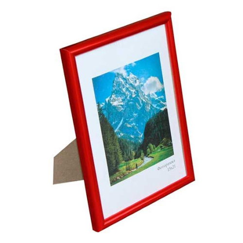 Фоторамка пластик 15*21см Радуга красный Фоторамка пластик 15*21см Радуга красный