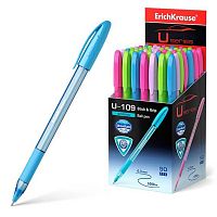 Ручка масл. шар. EK Ultra Glide Technology U-109 Spring Stick&Grip 58109 синяя,1,0мм