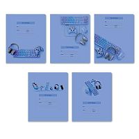 Тетрадь 24л. (клетка) SVETOCH "Сиреневый код" Т174 (01430) выб.лак