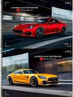 Альбом для рис.40л. Проф-Пресс спираль "Шикарные автомобили-5" 40-7881 бл.-офсет,асс.