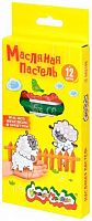 Пастель масляная 12цв. Каляка-Маляка КВПШ12 шестигран.,утолщён.