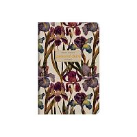 Ежедневник н/д А6+ 128л. BV кож.зам. "Flora. Ирисы" 3-742/10 гибк.обл.,зол.срез,беж.бум.,линейка