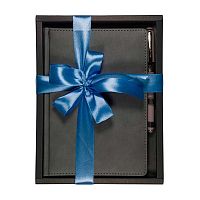 Набор подар. (ежедневник н/д А5 BV кож.зам."Classic" серый+ручка ) 3-689/05-2