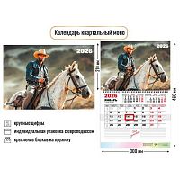 Календарь кварт. 2026г. КВ Моно "Символ года" 9459 300*460мм курсор,уф-лак