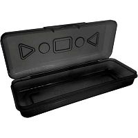 Пенал пластик. deVENTE 205*75*25 7025532 чёрный,1отд.