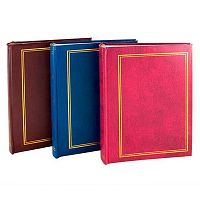 Фотоальбом Platinum 200фото С-46200RCLM "Однотонные" 21417 (10*15см) кн.п.