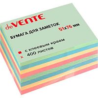Кл.бумага д/заметок 51*76мм deVENTE 400л. 2010527 пастель 4цв.