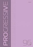 Тетрадь 96л. (клетка) А4 ХАТ пластик.обл. "Progressive фиолетовая"