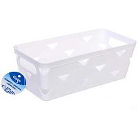 Корзинка д/хранения Селфи "Энигарт" 836-833 белый,25*12*9см